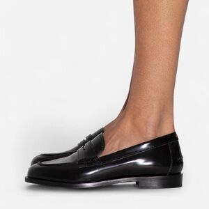 Aeyde Womens Black Loafers 6 / 36